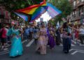 KOMUNITI lesbian, gay, biseksual, transgender dan queer (LGBTQ) menghadiri perarakan Pride Brooklyn di Brooklyn, New York, pada 8 Jun 2024.- AFP