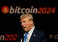 DONALD Trump memberikan ucaptama pada hari ketiga persidangan Bitcoin 204 di Music City Center di Nashville, Tennessee, pada 27 Julai 2024.- AFP