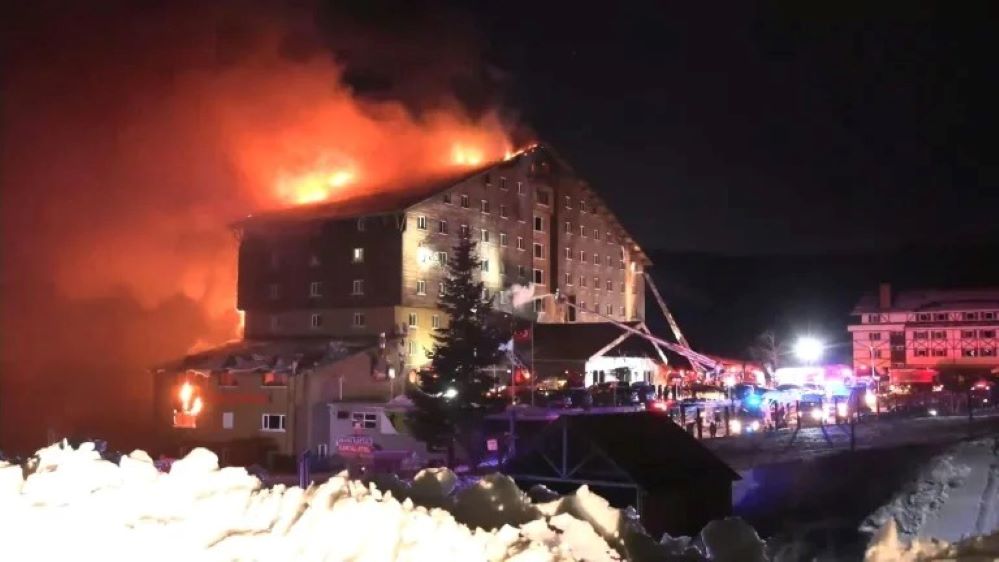 Kebakaran hotel di Turkiye ragut 76 nyawa