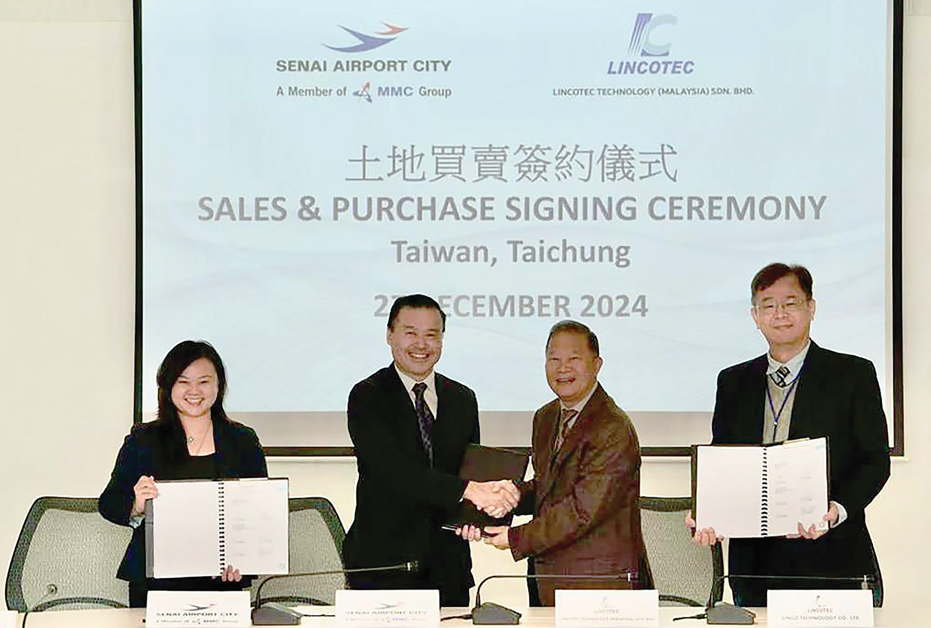 Firma Taiwan, Linco Technology melabur di Senai Airport City