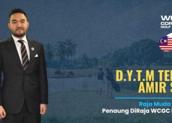 TENGKU Amir Shah berkenan dilantik sebagai Penaung Diraja bagi kejohanan paling berprestij, Cabaran Golf Korporat Dunia (WCGC) Malaysia.