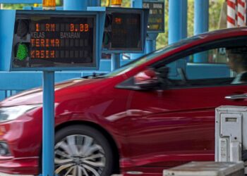 TOL percuma selama dua hari bermula Isnin ini. GAMBAR HIASAN