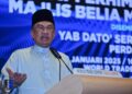 Perdana Menteri, Datuk Seri Anwar Ibrahim ketika menyampaikan ucapan perasmian pada majlis perasmian Mesyuarat Perhimpunan Agung Tahunan Majlis Belia Malaysia Kali Ke-73 di Pusat Dagangan Dunia Kuala Lumpur di sini hari ini. UTUSAN/SYAKIR RADIN