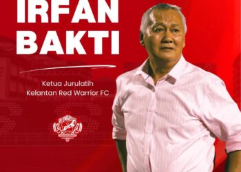 IRFAN Bakti Abu Salim dilantik sebagai jurulatih Kelantan Red Warrior.