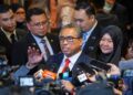 SHAMSUL Azri Abu Bakar bercakap kepada pemberita selepas Majlis Amanat Ketua Setiausaha Negara Tahun 2025 di Putrajaya. - UTUSAN/FAISOL MUSTAFA