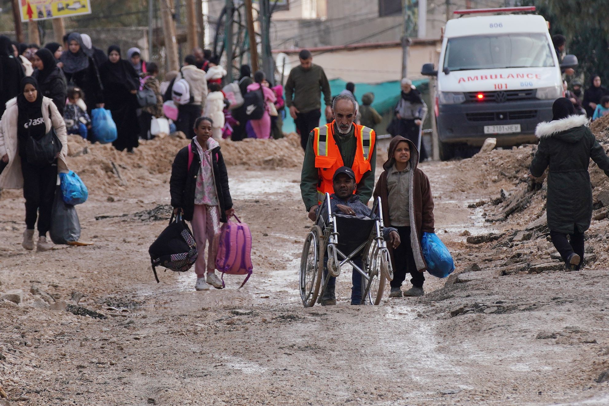 Rakyat Palestin tinggalkan Jenin