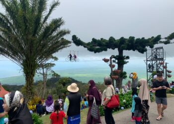 CUACA yang dingin di Gunung Jerai menarik perhatian pelancong dari Thailand.