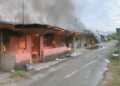 Sebanyak 13 rumah terbakar dalam kebakaran di Kampung Keda, Tanjung Dawai di Sungai Petani.