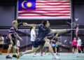 Pemain badminton beregu negara, Aaron Chia dan Soh Wooi Yik berlatih di Akademi Badminton Malaysia Bukit Kiara, Kuala Lumpur, semalam menjelang Kejohanan Terbuka Malaysia 2025 pada 7 Januari ini. - UTUSAN/MUHAMAD IQBAL ROSLI