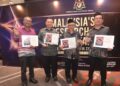 (Dari kiri) Prof. Dr. Amin Ismail, Prof. Dr. Taufiq Yap Yun Hin, Prof.Dr. Mohd Sapuan Salit@ Sinon dan Prof. Madya Dr. Yap Wing Fen yang mengungguli beberapa kategori utama pada Anugerah Malaysia’s Research Star Award (MRSA 2025) baru-baru ini.