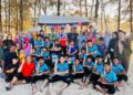 PARA pelatih, jurulatih dan waris yang terlibat dalam Akademi Tunas Hulu Terengganu (ATHT) Bawah Usia 12 tahun (U12) bagi musim 2024 bergambar kenangan pada majlis perpisahan di Pantai Pulau Kekabu, Marang, Terengganu, kelmarin.