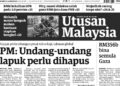 UTUSAN Malaysia 
23 Januari 2024.