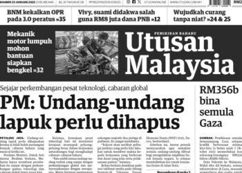 UTUSAN Malaysia 
23 Januari 2024.