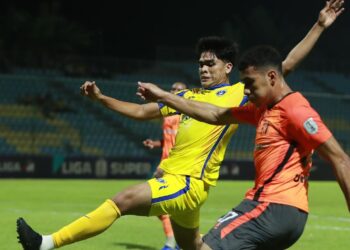 AKSI Sri Pahang menentang Kuching City di Stadiu Majlis Perbandaran Temerloh, malam  ini.- IHSAN SRI PAHANG FC