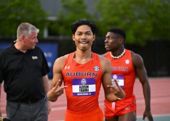 Muhammad Azeem Fahmi bersedia untuk memburu podium pada Kejohanan Akhir Olahraga Dalam Dewan Persatuan Olahraga Kolej Kebangsaan (NCAA) Virginia, Amerika Syarikat.