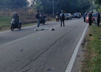 Kakitangan Nuklear Malaysia maut, motosikal bertembung pacuan empat roda di Jalan Jenderam Hilir menghala ke Bangi.