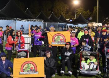 ORANG ramai yang menyertai acara Cameron Night Run (Camrun) 2025 di Tanah Tinggi Cameron, Pahang.-FB CAMRUN