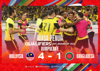 Malaysia layak ke Piala Asia 2023