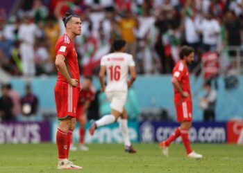 BALE Kelihatan suram selepas pasukannya tewas 2-0 kepada Iran dalam saingan Kumpulan B di Piala Dunia Qatar 2022.