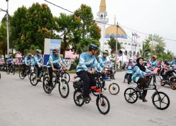 Aktiviti berbasikal kini menjadi tren.