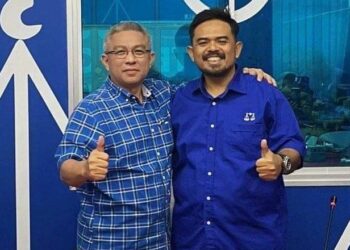 ADHAM Baba memberi sokongan penuh kepada calon BN Manndzri Nasib.