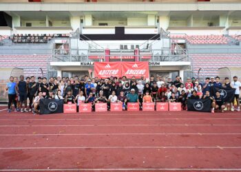 PESERTA-peserta yang menyertai larian Adidas Kuala Lumpur, baru-baru ini.