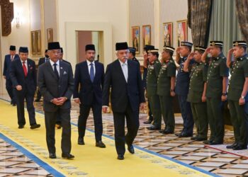 YANG di-Pertuan Agong berkenan menghadiri hari kedua Mesyuarat Majlis Raja-Raja ke-260 yang dipengerusikan Tuanku Muhriz di Istana Negara, hari ini.