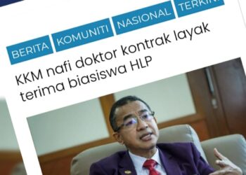 KERATAN laporan Utusan Online.