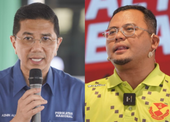 AZMIN ALI (kiri) dan AMIRUDIN SHARI