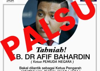 INFOGRAFIK yang tular sejak semalam kononnya Dr. Afif Bahardin akan dilantik sebagai Ketua Pengarah Jasa yang baharu.