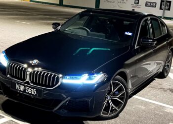 BMW 530i kenderaan mewah yang
mampu memberikan pakej lengkap
diperlukan oleh seorang pemandu.
– UTUSAN/ANUAR NORICK