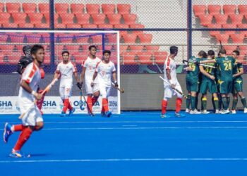 SELEPAS dikecewakan 6-3 oleh Afrika Selatan kelmarin, pasukan hoki negara turun dengan misi menebus maruah Malaysia apabila beraksi dalam perlawanan terakhir Piala Dunia 2023 menentang Jepun di  Stadium Birsa Munda, Rourkela, India hari ini. – UTUSAN/FARIZ RUSADIO