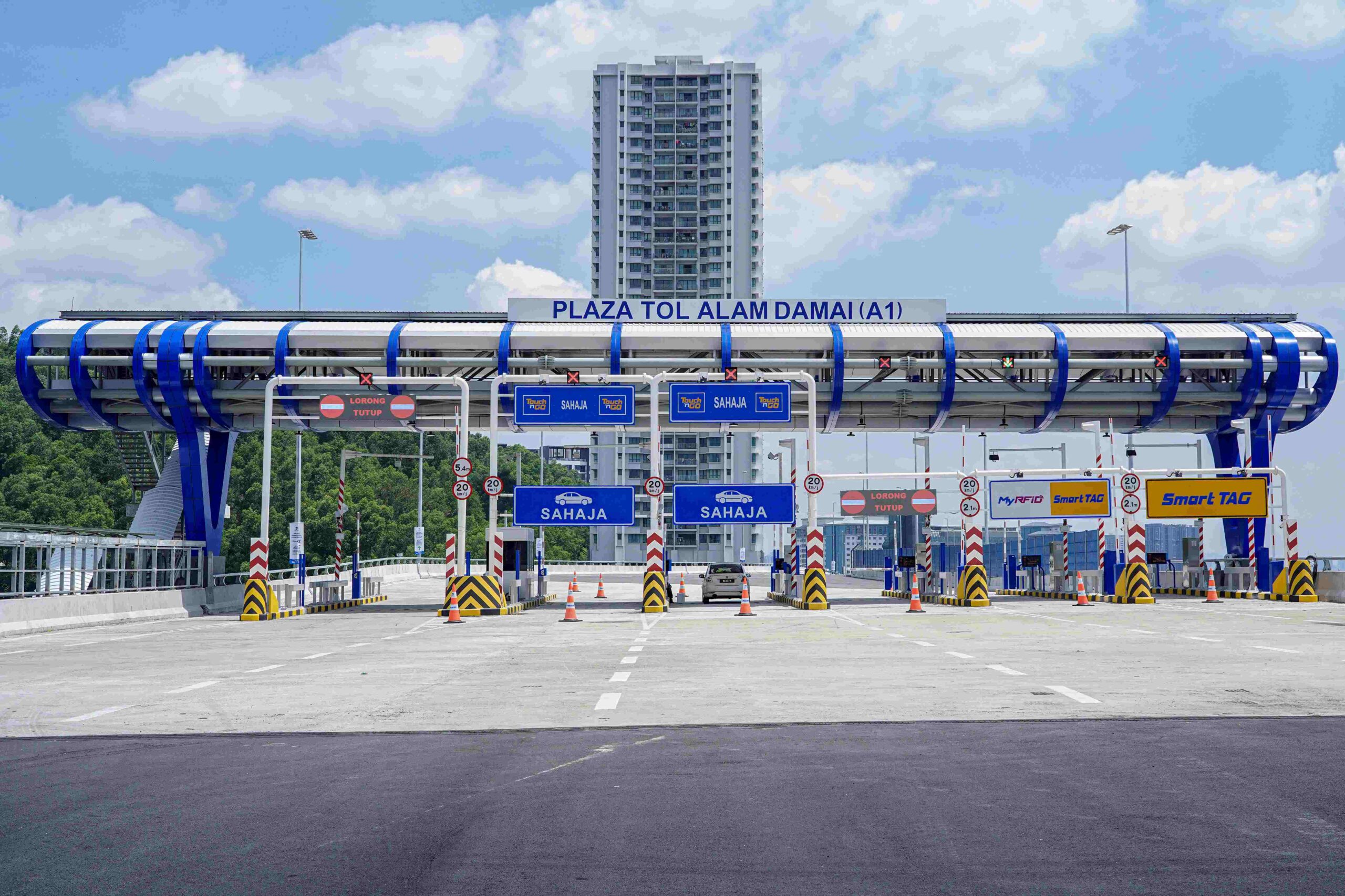 Tol percuma laluan Plaza Alam Damai mulai tengah malam ini 