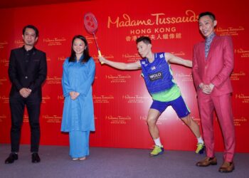 LEE Chong Wei (kanan) menggesa atlet-atlet bertanding di Sukan Olimpik Paris memberi aksi terbaik.