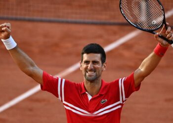 NOVAK Djokovic mara ke final Terbuka Perancis buat kali ketujuh.