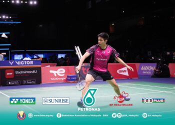 LIEW Daren menghadiahkan mata pertama Malaysia ketika menentang Amerika Syarikat.