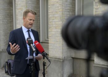 MENTERI Luar Denmark, Jeppe Kofod - AFP