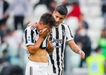 JUVENTUS tidak dapat menggunakan khidmat Paulo Dybala (kiri) dan Alvaro Morata apabila menerima kunjungan Chelsea dalam aksi Liga Juara-Juara di Allianz Arena, Turin awal pagi esok.