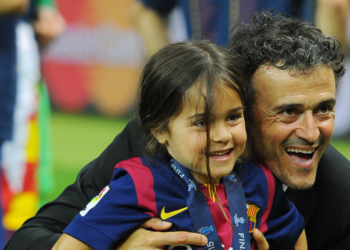 GAMBAR kenangan Luis Enrique bersama Xana.