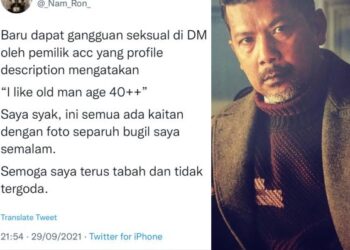 NAMRON tidak melatah biarpun 'disakat' dengan mesej lucah daripada individu tidak bermoral.