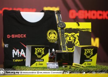 EDISI khas jam G-Shock Harimau Malaya.