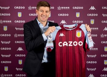 STEVEN Gerrard diperkenalkan sebagai pengurus baharu Aston Villa bulan lalu.