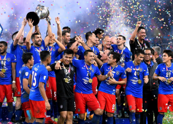 JDT ketika menjuarai Piala Malaysia musim lalu.