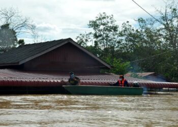 Jumlah mangsa banjir yang ditempatkan di PPS semakin berkurangan walaupun beberapa daerah di Johor masih terjejas. - GAMBAR HIASAN