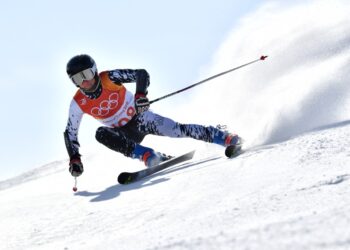 Jeffrey Webb memburu keputusan lebih baik apabila turun sekali lagi dalam acara slalom lelaki pada Sukan Olimpik Musim Sejuk di Beijing hari ini.- AFP