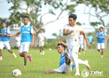 PEMAIN Kelantan menjalani latihan kelmarin menjelang pertemuan menentang skuad FAM-MSN petang ini.