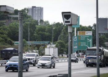 Kerajaan bercadang perkenal penggunaan kamera keselamatan jalan raya baharu yang menggunakan ciri e-Plate sebagai langkah penambahbaikan dan mengurangkan risiko kemalangan. - GAMBAR HIASAN