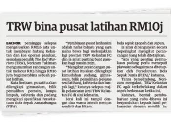 KERATAN akhbar Utusan Malaysia pada 25 September.