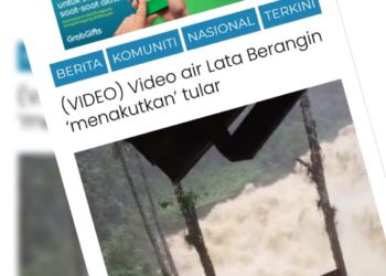 KERATAN laporan Utusan Online hari ini.