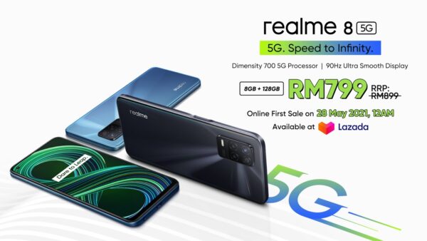 Realme 8 5g Dilancarkan Harga Hanya Rm799 Utusan Digital